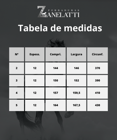 Ferradura Assimétrica Advanced 3 Clips
